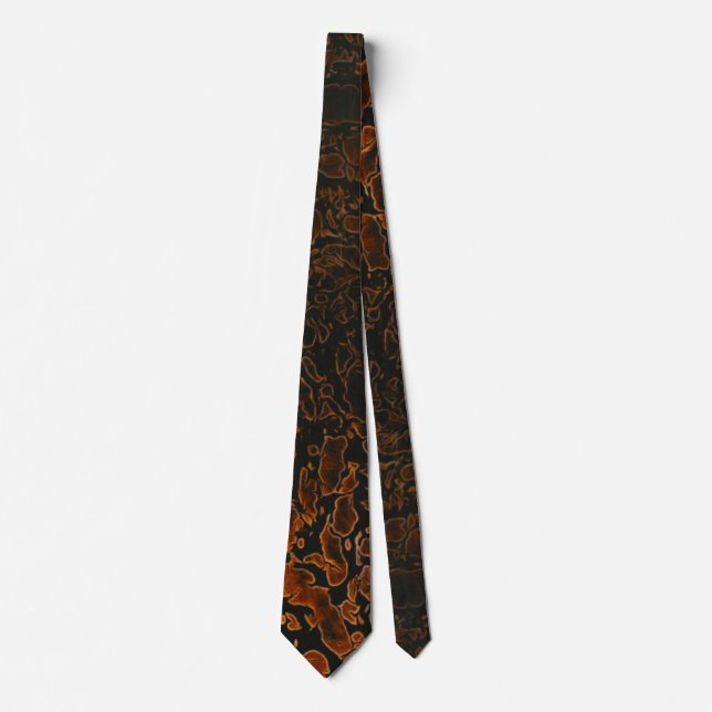 On Fire Men’s Dress Tie (Front)