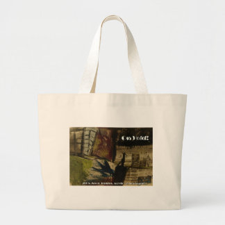 on hold large tote bag