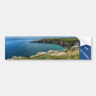On Holiday in The Lizard Cornwall bumper sticker