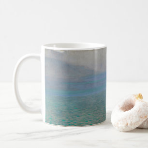 On Lake Attersee by Gustav Klimt, Vintage Fine Art Coffee Mug