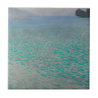 On Lake Attersee by Gustav Klimt, Vintage Fine Art Tile