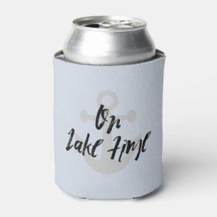 On Lake Time Boating Summer Can Cooler