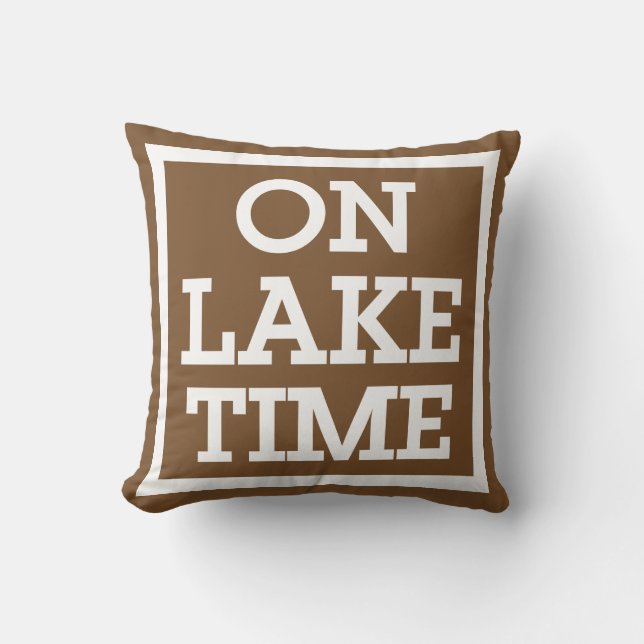 On Lake Time Cushion (Front)