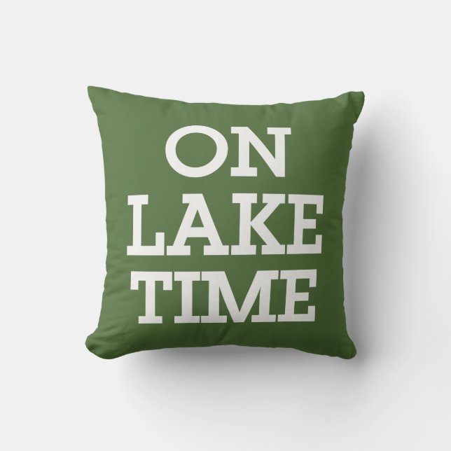 On Lake Time Cushion (Front)