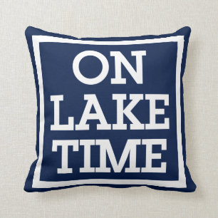 On Lake Time Cushion