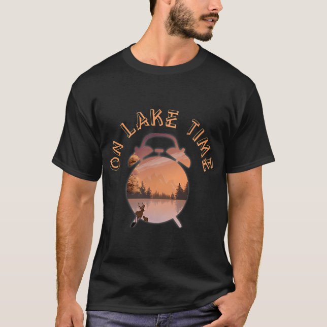 On Lake Time Design 2 T-Shirt (Front)
