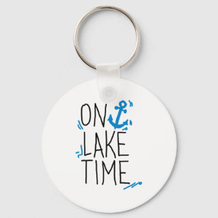 On Lake Time Key Ring
