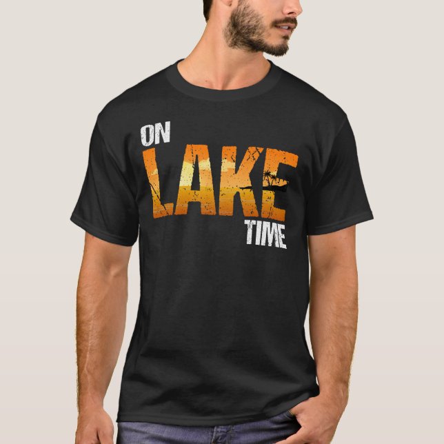 On Lake Time Vacation T-Shirt (Front)