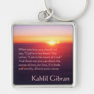 On Love - The Prophet by Kahlil Gibran Key Ring