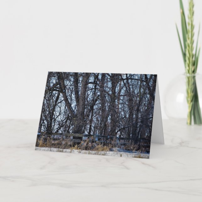 "On Memory's Lane" Christmas Card (Front)