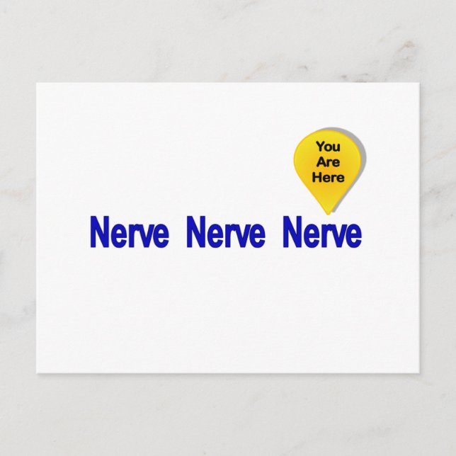On My Last Nerve Postcard (Front)