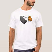 On My Puter Funny Computer Orange Cat Meme