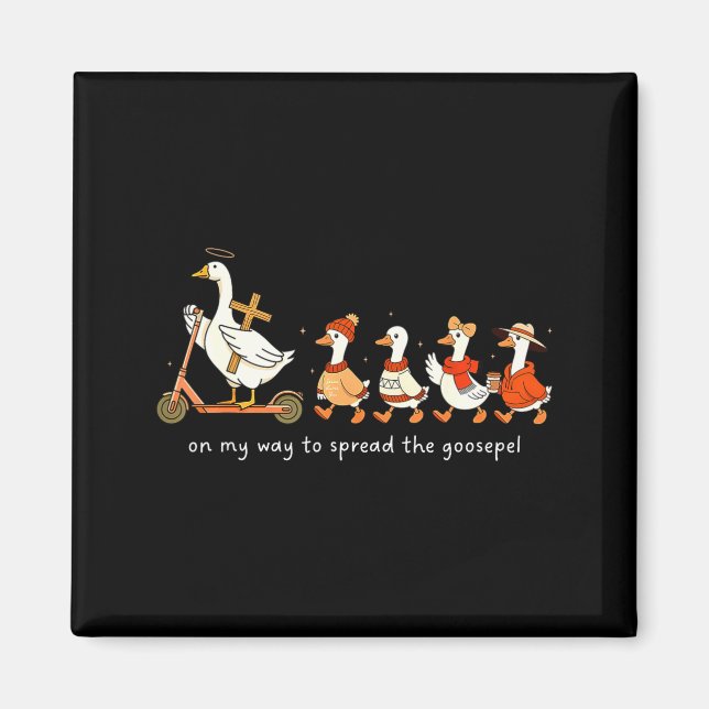 On My Way To Spread The Gospel Youth Pastor Missio Magnet (Front)