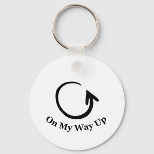 On My Way Up Key Chain