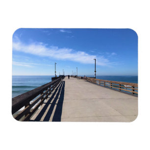 On Newport Pier, Newport Beach, California Magnet