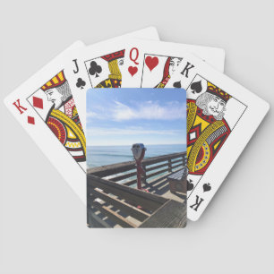 On Newport Pier, Newport Beach, California Playing Cards