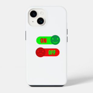 On Off Mood Emoji Phone Case