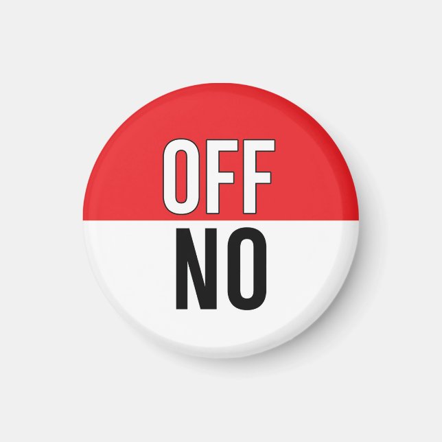 On / Off Reminder Magnet To Turn Off The Stove (Front)