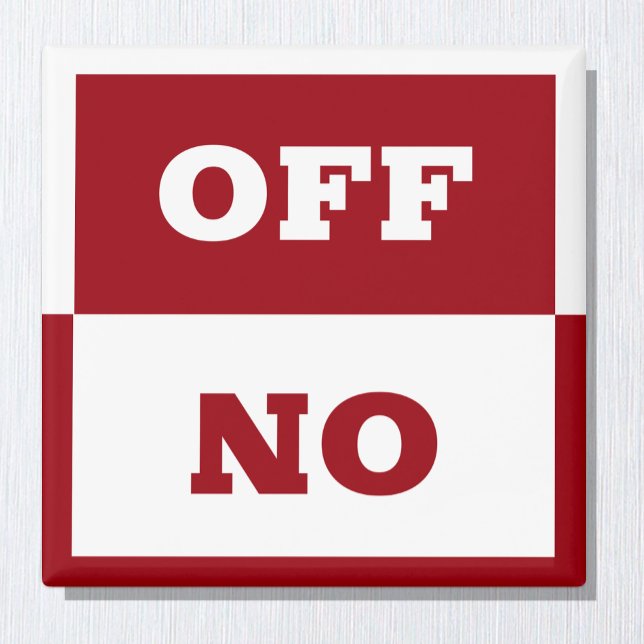 On / Off sign, In use switch sign / dishwasher Mag Magnet (Creator Uploaded)