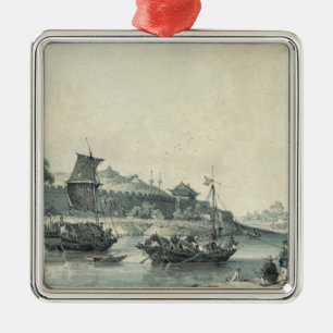 On one of the rivers of China Metal Tree Decoration