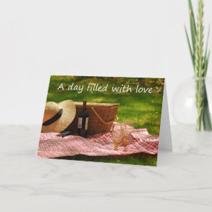 ON OUR ANNIVERSARY "A DAY FILLED WITH LOVE" CARD