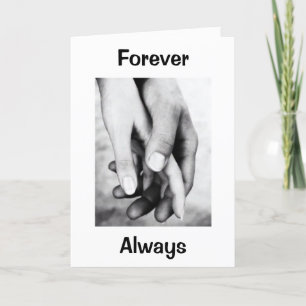 ON "OUR ANNIVERSARY" FOREVER YOU AND ME! CARD