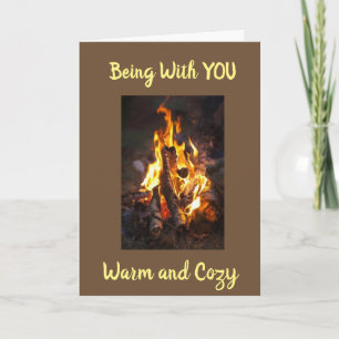 ON OUR ANNIVERSARY "GET COZY" HOLIDAY CARD