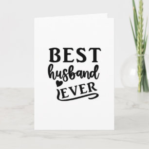 ON OUR *ANNIVERSARY* TO THE *BEST HUSBAND EVER* CARD