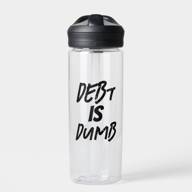 On Our Debt Free Journey Water Bottle (Front)
