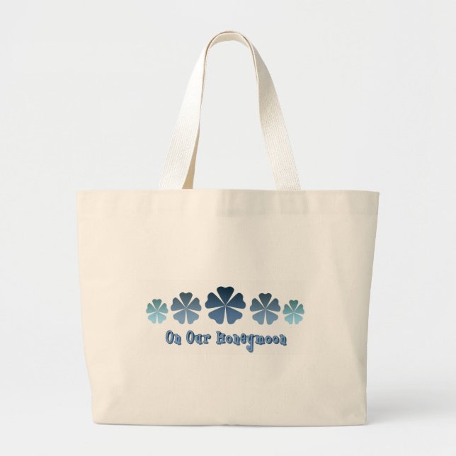 On Our Honeymoon Large Tote Bag (Front)