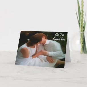 ON OUR SPECIAL DAY-MEMORIES AND LOVE HOLIDAY CARD