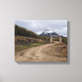 On Our Way Home on the Range Canvas Print