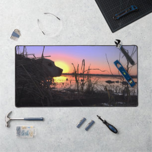 On Point in the Duck Blind Desk Mat