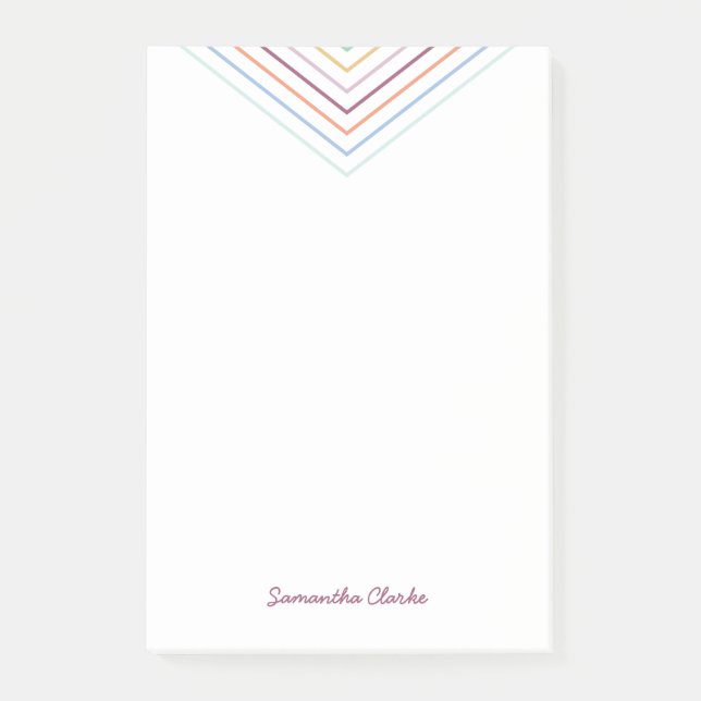 On Point (Large) - Plum Post-it Notes (Front)