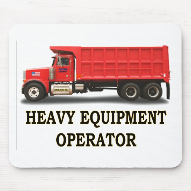 ON ROAD DUMP TRUCK MOUSE MAT (Front)