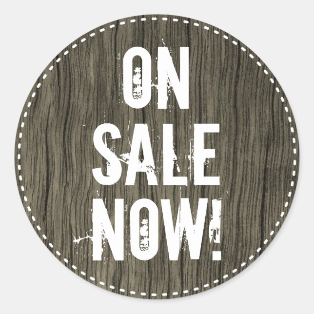 "ON SALE NOW!" Round Sticker (Front)