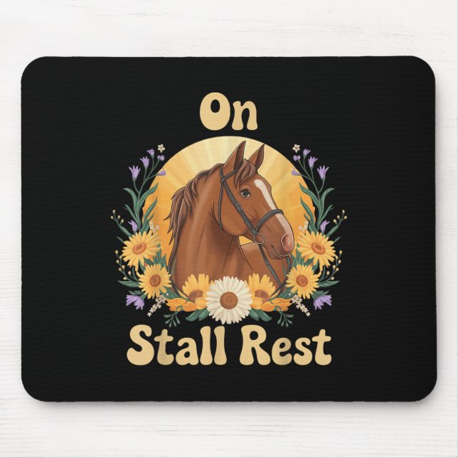 On Stall Rest  Mouse Mat (Front)