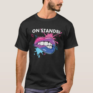 On StandBi Bisexual Rainbow Pride Bisexuality LGBT T-Shirt