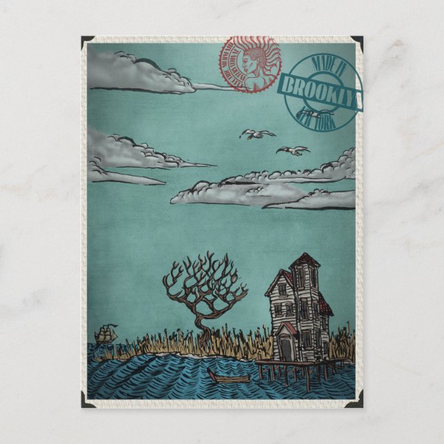 On Stilts by Ordovich Postcard (Front)