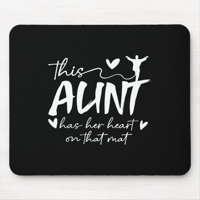 On That Mat Karate Aunt Karate Auntie 3  Mouse Mat (Front)