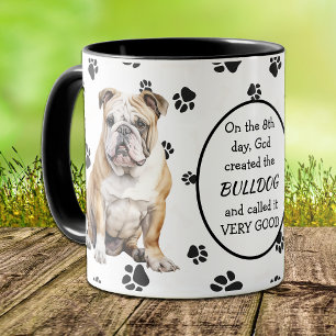 On the 8th Day God Created English Bulldogs Mug
