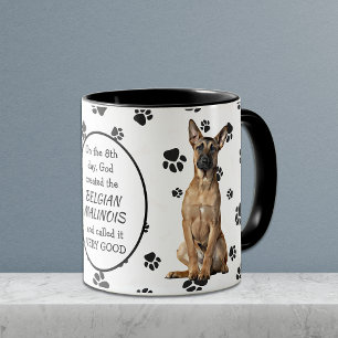 On the 8th Day God Created Malinois Dogs Mug