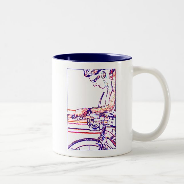 On the Aero-Bars Line Two-Tone Coffee Mug (Right)