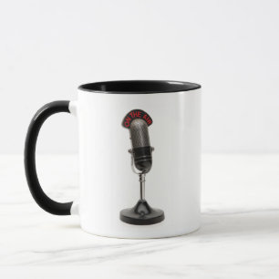ON THE AIR Vintage Microphone Mug