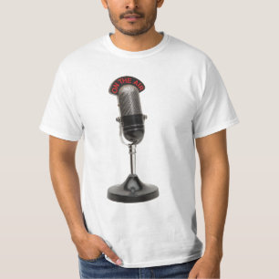 ON THE AIR Vintage Microphone T-Shirt