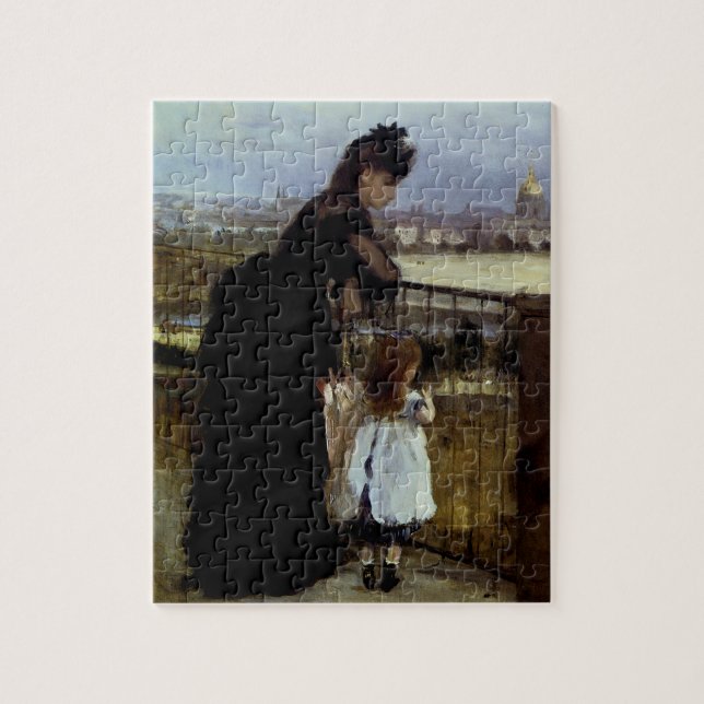 On The Balcony by Berthe Morisot Jigsaw Puzzle (Vertical)