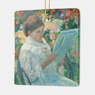 On the Balcony - Mary Cassatt - Fine Art Repro Ceramic Ornament