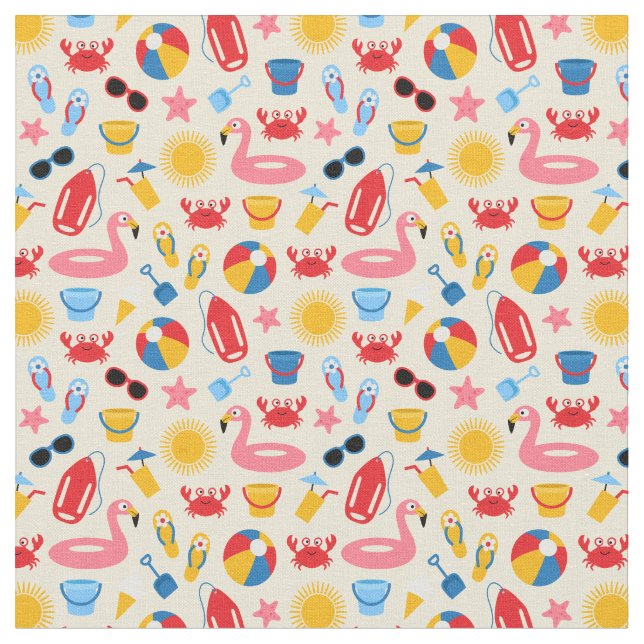 On the beach fabric (Close Up)