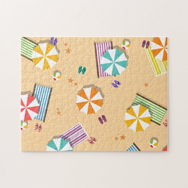 On The Beach Jigsaw Puzzle (Horizontal)