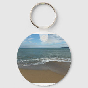 On the beach key ring